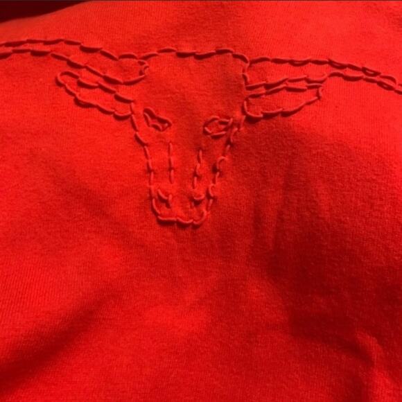NWT Wildfox whipstitch longhorn Montana sweater - Picture 4 of 9